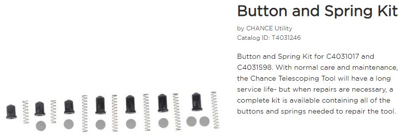 Kit Repair Button/spring